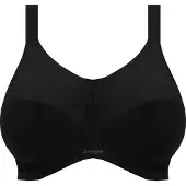 Elomi ENERGISE dames Beha - BLACK - Maat 95K