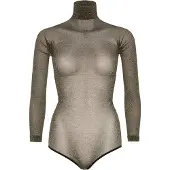 Leg avenue Lurex bodysuit w. snapcrotch