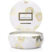 Voluspa 3-wick in a tin kaars 60 uur Panjore Lychee