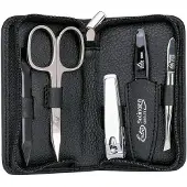 Erbe 5-delige manicure etui zwart (erbe9020)
