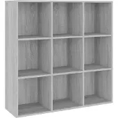 vidaXL Boekenkast 98x29x97,5 cm grijs sonoma eikenkleurig