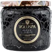 Voluspa Maison Noir Ambre Lumiere Petite Jar Candle Geurkaars - 127gr