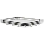 vidaXL Gastronormbakken 4 st GN 1/1 20 mm roestvrij staal