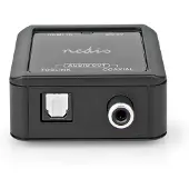 Nedis Digitale Audioconverter - 1-weg - Ingangen audio / video / data: DC Power / HDMI Input - Uitgangen audio / video / data: 1x Coax Audio / 1x TosLink Female - Automatisch - Antraciet