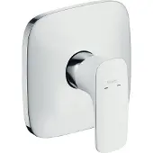 Hansgrohe PuraVida - Afdekset voor douchekraan, wit/chroom 15665400