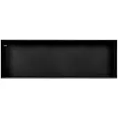 Looox Colour BoX inbouwnis - 90x30x10cm - RVS Zwart mat