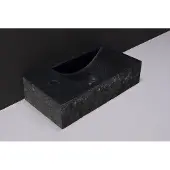 Forzalaqua Venetia fontein 40x20cm links met kraangat graniet gekapt
