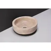Forzalaqua Verona waskom 30cm travertin