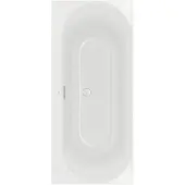 Villeroy & Boch Loop duobad - 170x75cm - rechthoek/binnenbad ovaal - acryl Wit Alpin glans uba170lof2v-01