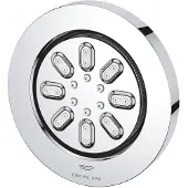 GROHE Rainshower Zijdouche - 2 straalsoorten - 8.9x8.9cm - rond - chroom 26801000