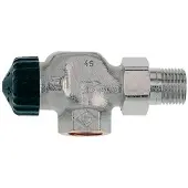 Heimeier radiator afsluiter 1/2 inch haaks verkeerd
