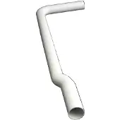 Wisa halfh.valpijp compleet 77x22cm v/790/1000 Wit