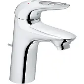 GROHE Eurostyle New Wastafelkraan - Medium uitloop - Met trek-waste - Waterbesparend