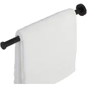 Geesa Nemox handdoekrek 1 arm zwart