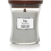 Woodwick lavender & cedar medium candle