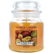 Yankee candle Geurstokjes Geurkaarsen mango perziksaus Classic Medium Glass