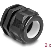 DeLOCK Kabelwartel | M32 | 18-25 mm | EX | IP68 | zwart | 2 stuks