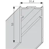 Novellini Young 2 0 Verbredingsprofiel Chroom