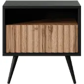 Selsey Nachtkastje Giulia | Design spaanplaat naturel 47x48x31 cm nachtkastjes | NADUVI
