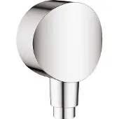 Hansgrohe fixfit muuraansluitbocht s kunststof met terugslagklep, chroom