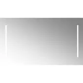 Plieger spiegel 140x60cm met geïntegreerde LED verlichting 2x verticaal