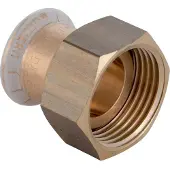 Geberit Mapress Koper vlakke koppeling met afdichtingsring koper 22xG1 1/4 65044