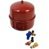Plieger Renovatiepakket CV-ketel - 1.0 bar voordruk - 18 liter - Rood