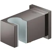 GROHE Euphoria Cube Douche wandaansluitbocht met wandhouder - Hard Graphite - 26370A00