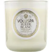 Voluspa Classic Maison - Geurkaars - 340gr - Suede Blanc
