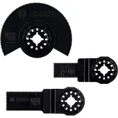 Bosch 3-delige multitool accessoireset hout/metaal