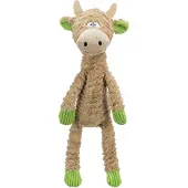 Trixie - Honden Speelgoed - Koe - Pluche - Touw - 50 cm