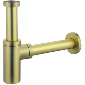 FortiFura Calvi sifon Geborsteld Messing PVD SW769528