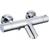 FortiFura Calvi Thermostatische Badkraan - Chroom SW720223
