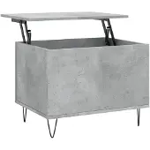 vidaXL Salontafel 60x44,5x45 cm bewerkt hout betongrijs