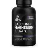 Pure Calcium Magnesium Citraat - 180 v-caps