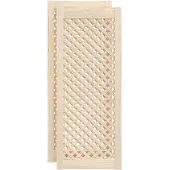 vidaXL Kastdeuren met latwerk 2 st 39,5x99 cm massief grenenhout