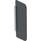 Geberit Toebehoren - Scheidingswand voor urinoir, antraciet glas 115.211.CD.1