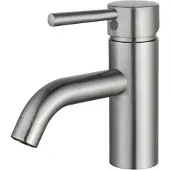 FortiFura Calvi Wastafelkraan - 14.8cm - opbouw - Geborsteld RVS PVD (RVS) SW377856