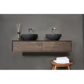 Forzalaqua Roma waskom 40x40cm graniet