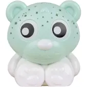 Playgro Goodnight Bear Night Light and Projector (Mint & White)