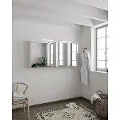 Mondiaz Cubb spiegelkast 150x70x16cm linen met 3 deuren