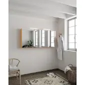 Mondiaz Cubb spiegelkast 150x70x16cm ocher met 3 deuren