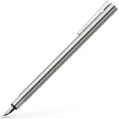 Faber-Castell FC-342000 Vulpen NEO Slim Roestvrij Staal, Glanzend, M
