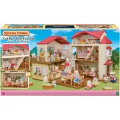 Sylvanian Families 5708- Groot poppenhuis met geheime speelkamer- poppenhuis- te combineren met Startershuis ( 5567) tot een mega poppenhuis