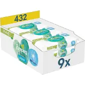 Pampers Natte doekjes Harmonie Aqua 432 (9 x 48 stuks)