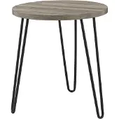 Dorel Home Owen-Eindtafel - Grijs Eikenlook
