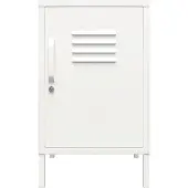 Dorel Home Mission-District-Eindtafel - 1-Deur - Wit Metaal