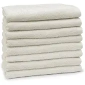 Eleganzzz Badlaken 100% Katoen 70x140cm - ivory - Set van 8