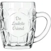 Libbey Gegraveerde Bierpul 55cl De Leukste Vriend