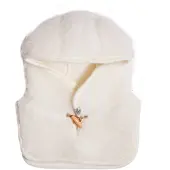 Alwero Balaclava button Hoodik Naturel 5-8 year